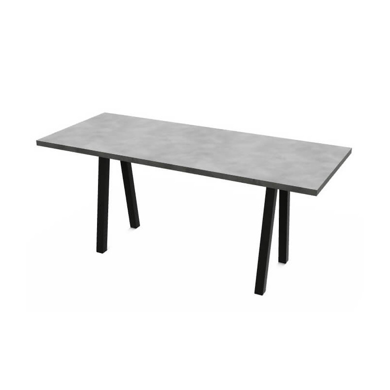 TABLE GRANDE DIMENSION BAR BÉTON CLAIR QUEEN PROMO