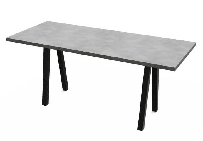 TABLE GRANDE DIMENSION BAR BÉTON CLAIR QUEEN PROMO