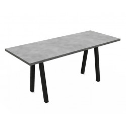 TABLE GRANDE DIMENSION BAR BÉTON CLAIR QUEEN PROMO