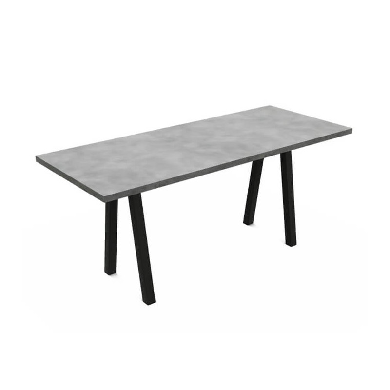 TABLE GRANDE DIMENSION BAR BÉTON CLAIR QUEEN PROMO