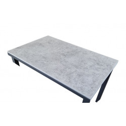 TABLE GRANDE DIMENSION BAR BÉTON CLAIR QUEEN PROMO