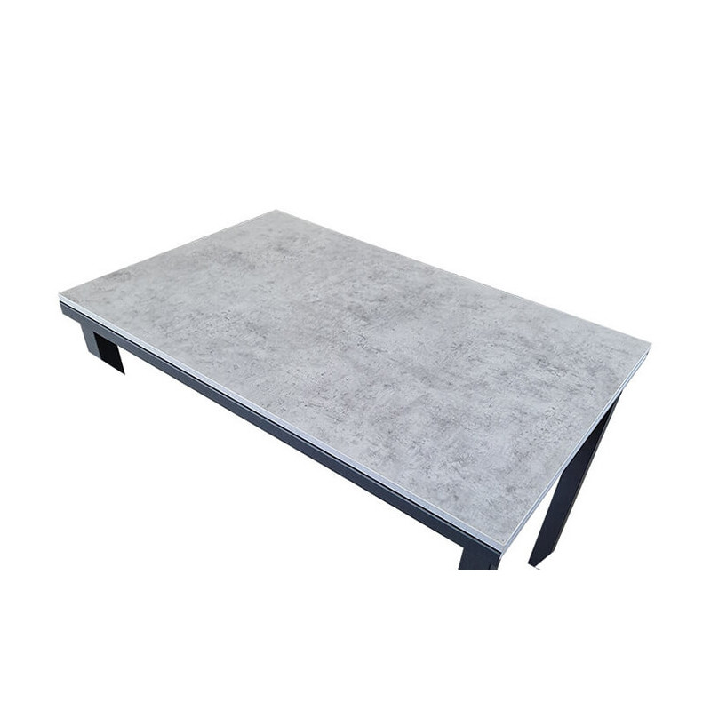 TABLE GRANDE DIMENSION BAR BÉTON CLAIR QUEEN PROMO