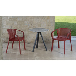 FAUTEUIL DE JARDIN EN POLYPROPYLÈNE EMPILABLE GIANET