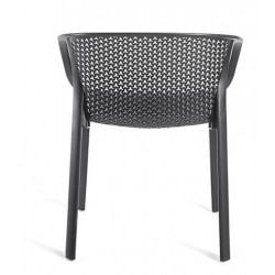 FAUTEUIL DE JARDIN EN POLYPROPYLÈNE EMPILABLE GIANET