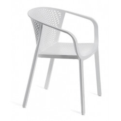 FAUTEUIL DE JARDIN EN POLYPROPYLÈNE EMPILABLE GIANET