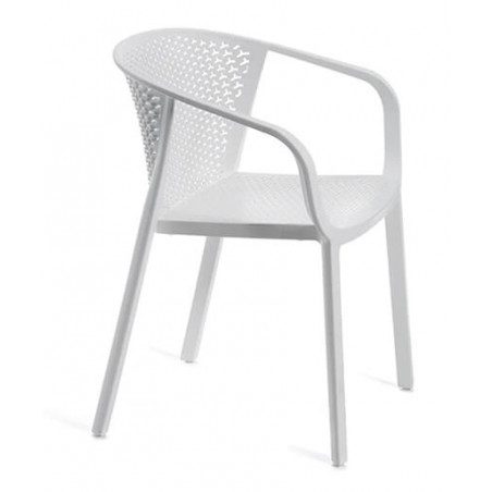 FAUTEUIL DE JARDIN EN POLYPROPYLÈNE EMPILABLE GIANET