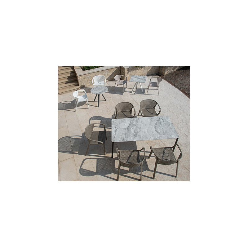 FAUTEUIL DE JARDIN EN POLYPROPYLÈNE EMPILABLE GIANET