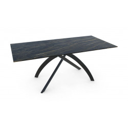 TABLE EN CÉRAMIQUE MATTE EXTENSIBLE TWIST