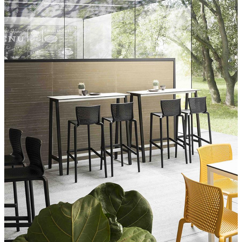 Tabouret de Bar D'extérieur en Polypropylène SPYKER - Le Chaisier