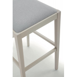 TABOURET CONTEMPORAIN EN BOIS ASSISE GARNIE SILLA