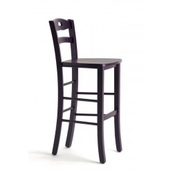 TABOURET BISTROT RUSTIQUE EN BOIS SAVOY