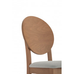 CHAISE MÉDAILLON EN BOIS MODERNE WOODY