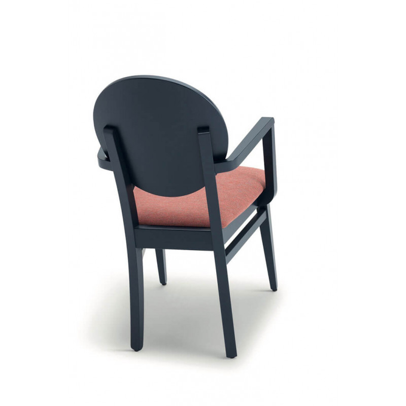 FAUTEUIL MÉDAILLON EN BOIS MODERNE WOODY