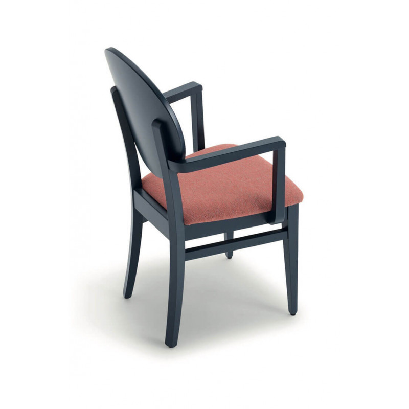 FAUTEUIL MÉDAILLON EN BOIS MODERNE WOODY