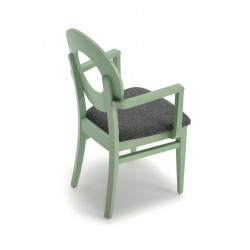 FAUTEUIL MÉDAILLON EN BOIS CONTEMPORAIN DÉA