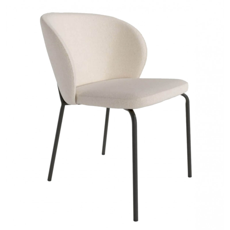 PETIT FAUTEUIL ROND EN TISSU CONTEMPORAIN BERGEN