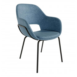 FAUTEUIL CONTEMPORAIN EN TISSU ET MÉTAL SIDNEY