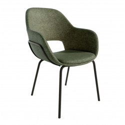 FAUTEUIL CONTEMPORAIN EN TISSU ET MÉTAL SIDNEY