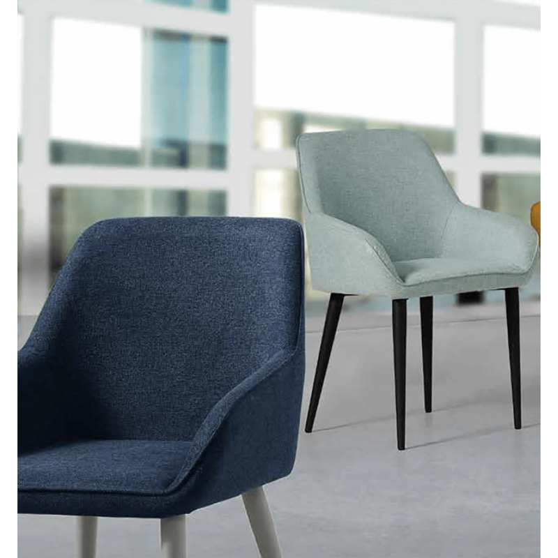 FAUTEUIL DE SALLE À MANGER CONTEMPORAIN NOLAN EN TISSU