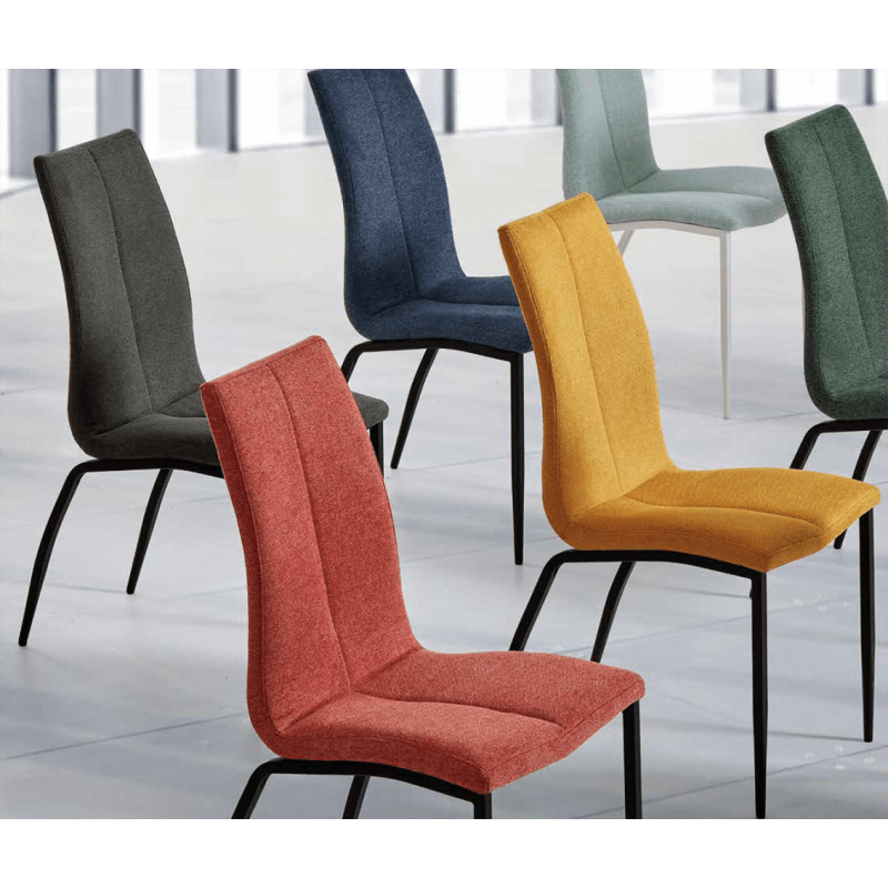 CHAISE CONTEMPORAINE DE SALLE À MANGER MIRA TISSU