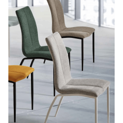 CHAISE CONTEMPORAINE DE SALLE À MANGER MIRA TISSU