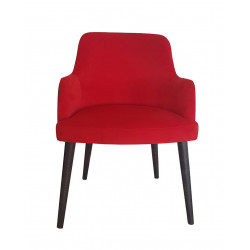 PETIT FAUTEUIL EN VELOURS CONTEMPORAIN COSMOS