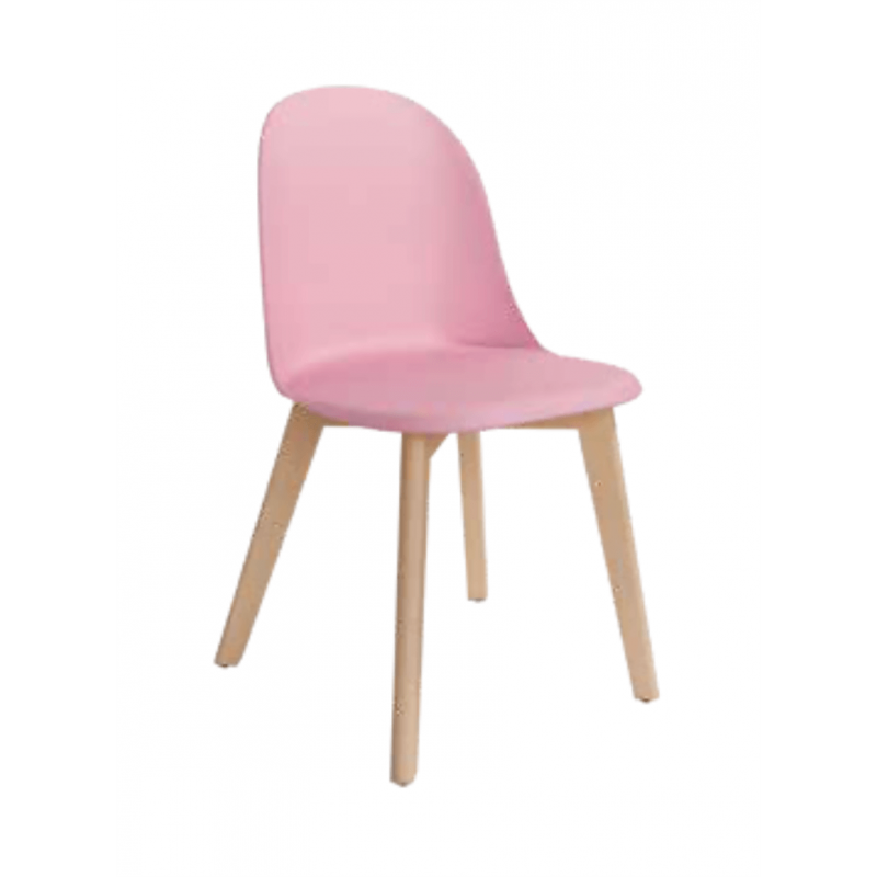 CHAISE SCANDINAVE EN POLYPROPYLÈNE COLORÉ MIAMI