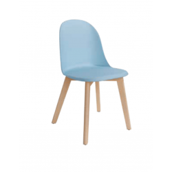 CHAISE SCANDINAVE EN POLYPROPYLÈNE COLORÉ MIAMI