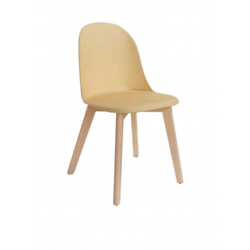 CHAISE SCANDINAVE EN POLYPROPYLÈNE COLORÉ MIAMI