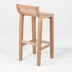 TABOURET EN BOIS DE CHÊNE FRANÇAIS CONTEMPORAIN 471