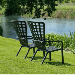 ENSEMBLE DE FAUTEUILS DÉTENTE ET REPOSE PIEDS FOLIO