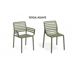 ENSEMBLE TABLES ET CHAISES DE JARDIN TEVERE ET DOGA