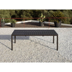 ENSEMBLE TABLES ET CHAISES DE JARDIN TEVERE ET DOGA