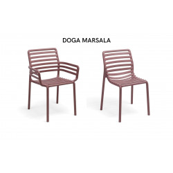 ENSEMBLE TABLES ET CHAISES DE JARDIN TEVERE ET DOGA