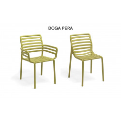 ENSEMBLE TABLES ET CHAISES DE JARDIN TEVERE ET DOGA