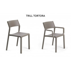 ENSEMBLE DE JARDIN TABLE TEVERE ET CHAISES ET FAUTEUILS TRILL