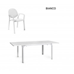 ENSEMBLE TABLE ET FAUTEUILS DE TERRASSE ALLORO - PALMA