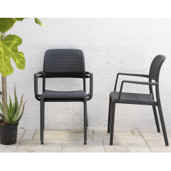 ENSEMBLE DE JARDIN TABLE LIBECCIO ET FAUTEUILS BORA