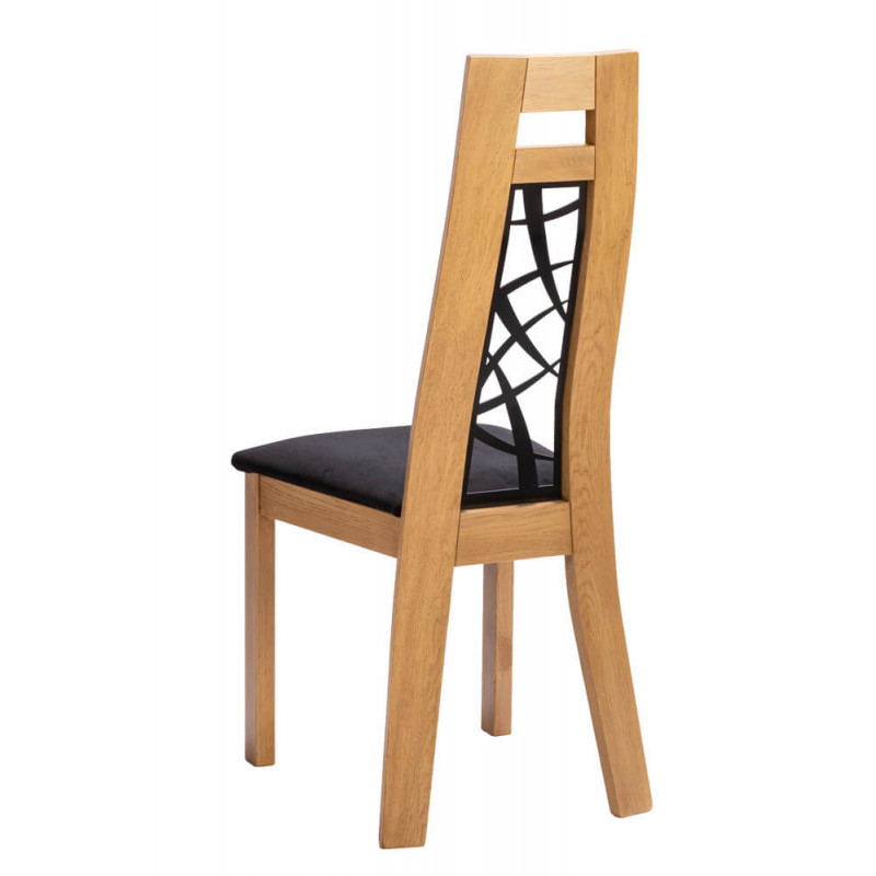 CHAISE CONTEMPORAINE DE SALLE À MANGER BOIS ET MÉTAL TERA