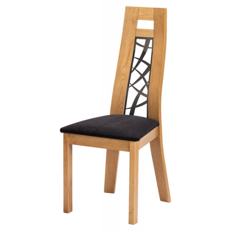 CHAISE CONTEMPORAINE DE SALLE À MANGER BOIS ET MÉTAL TERA