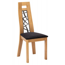 CHAISE CONTEMPORAINE DE SALLE À MANGER BOIS ET MÉTAL TERA