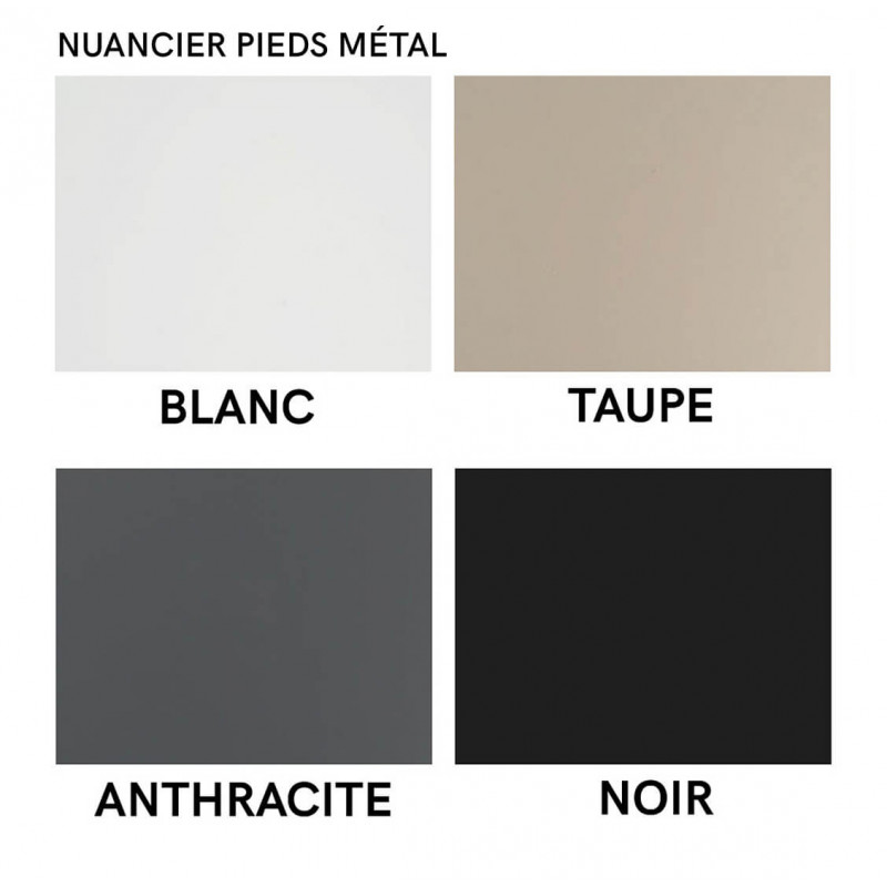 CHAISE DE SALLE À MANGER PIEDS MÉTAL ROTATIVE ZAO