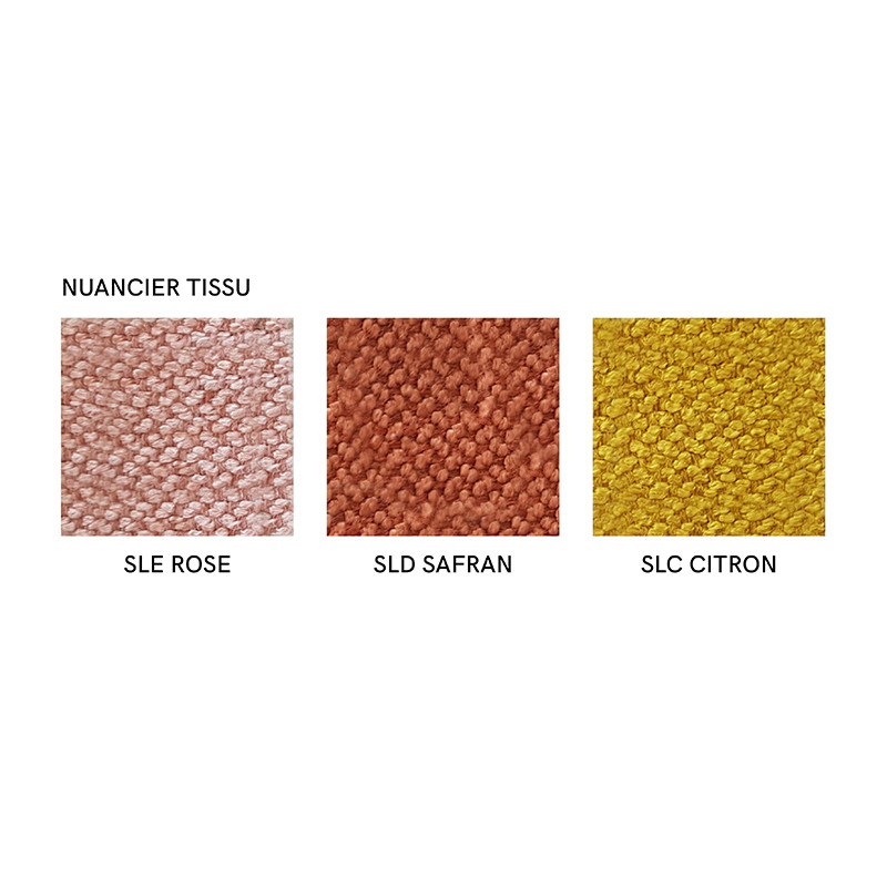 Petit Pouf Déco Coloré Contemporain en Tissu POF - Le Chaisier