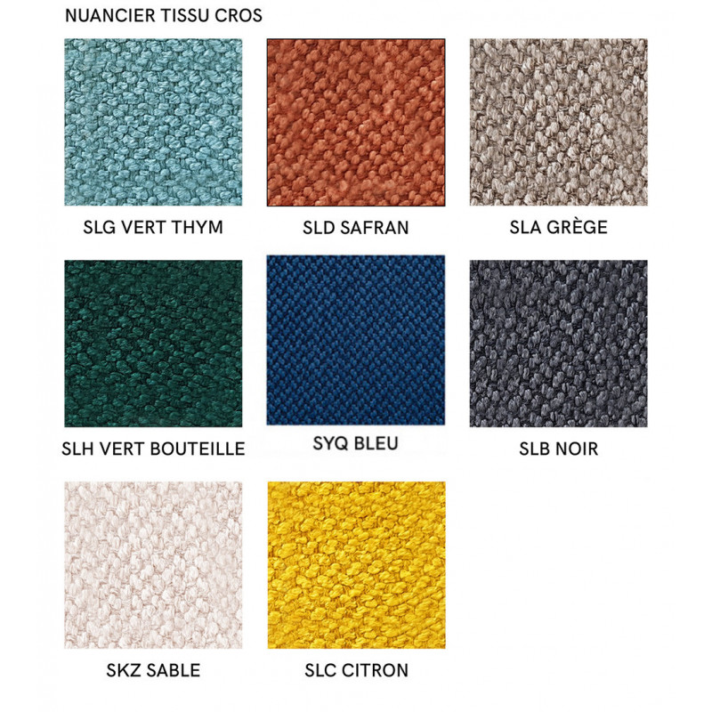 Tabouret Rond Snack Enveloppant en Velours ou Tissu TUKA - Le Chaisier