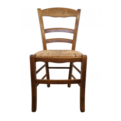 CHAISE RUSTIQUE EN BOIS EN PAILLE CHÉRIE
