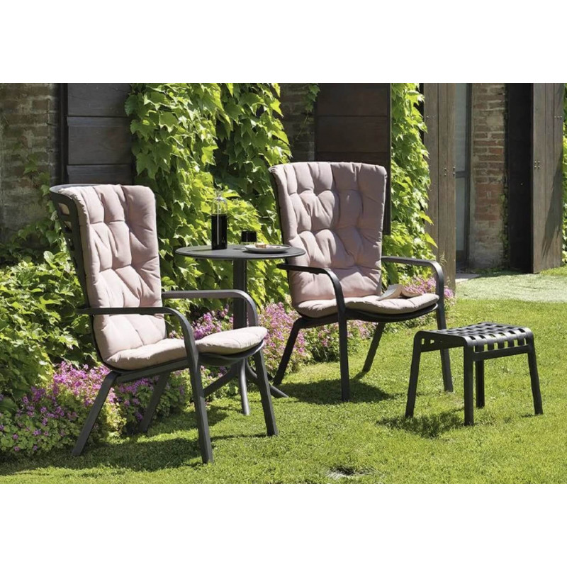 Fauteuil de Relaxation d'Extérieur en Polypropylène FOLIO - Le Chaisier