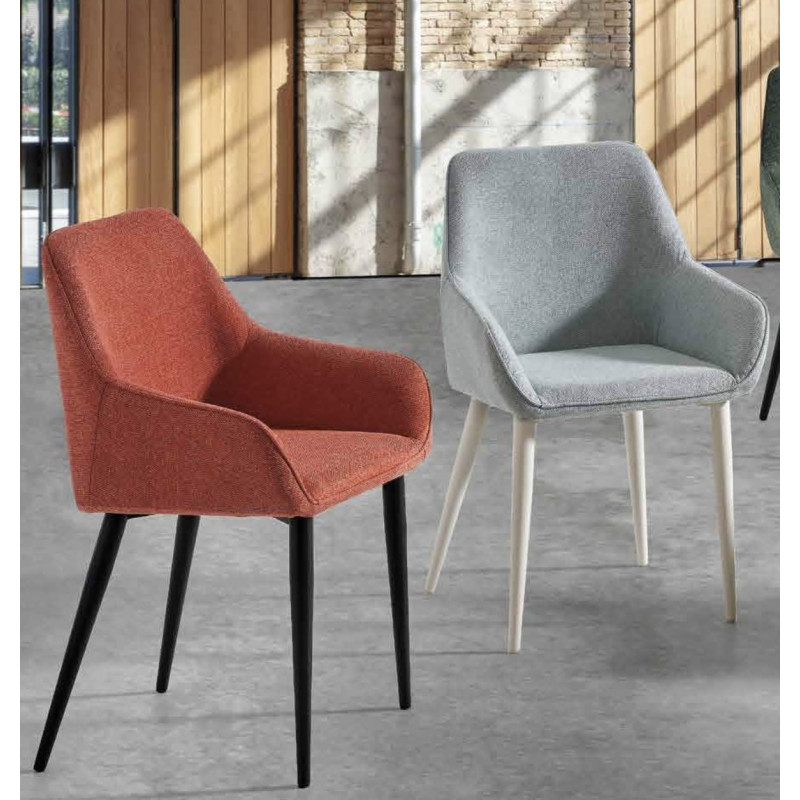 FAUTEUIL DE SALLE À MANGER CONTEMPORAIN NOLAN EN TISSU
