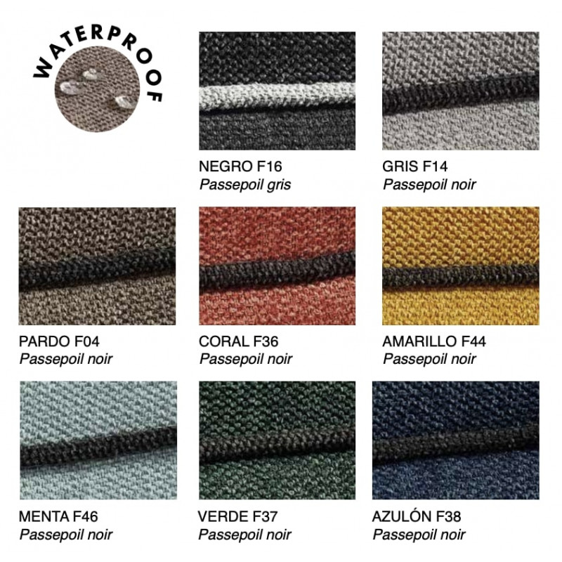 Chaise Contemporaine de Salle à Manger Cossue en Tissu LÉA - Le Chaisier