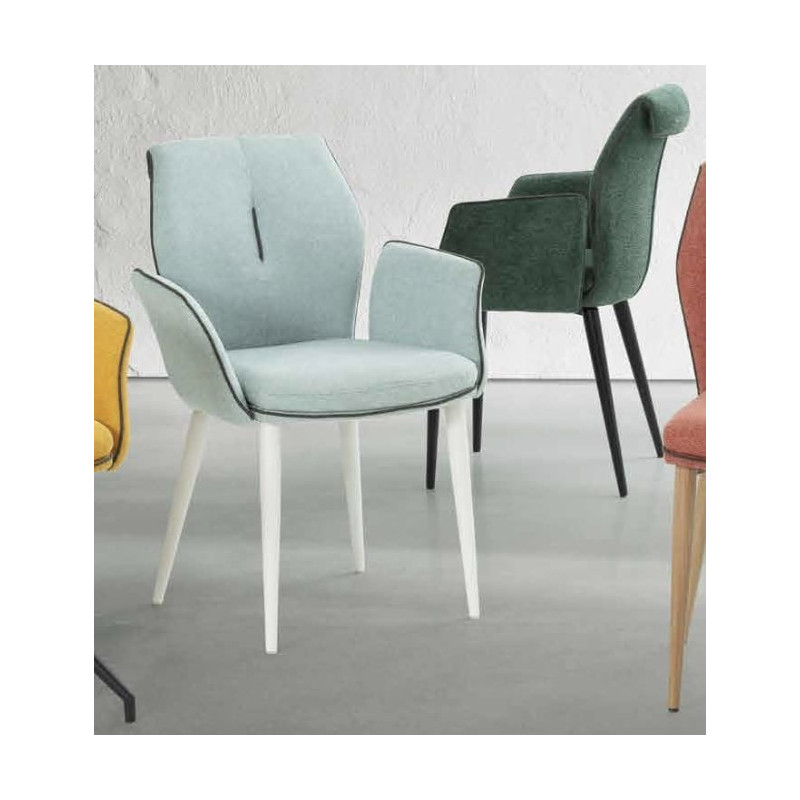 FAUTEUIL DE SALLE À MANGER EN TISSU LANSA