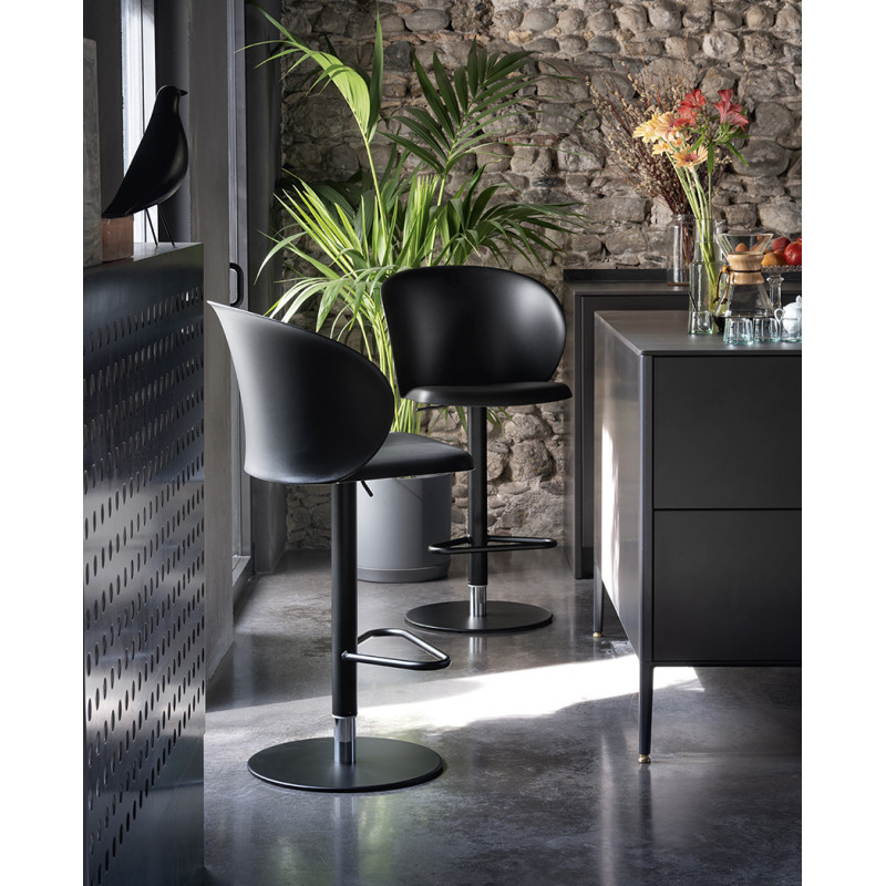 TABOURET MODERNE EN POLYPROPYLÈNE TUKA RÉGLABLE ET PIVOTANT